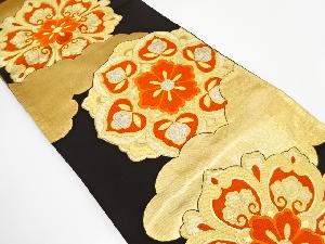 アンティーク 雲に華紋織り出し袋帯(着用可)